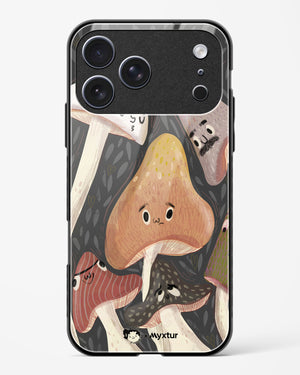 Shroom Smiles [doodleodrama] Glass Case Phone Cover (Apple)