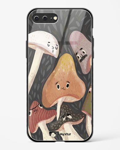 Shroom Smiles [doodleodrama] Glass Case Phone Cover (Apple)