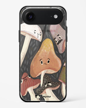 Shroom Smiles [doodleodrama] Glass Case Phone Cover (Apple)