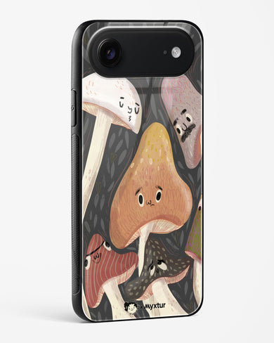 Shroom Smiles [doodleodrama] Glass Case Phone Cover (Apple)