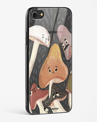 Shroom Smiles [doodleodrama] Glass Case Phone Cover (Apple)