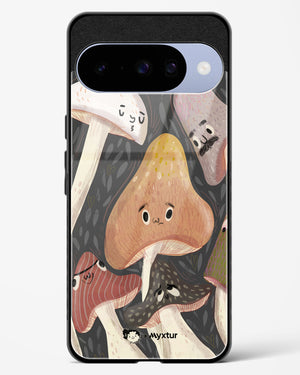 Shroom Smiles [doodleodrama] Glass Case Phone Cover (Google)