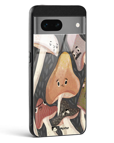 Shroom Smiles [doodleodrama] Glass Case Phone Cover (Google)