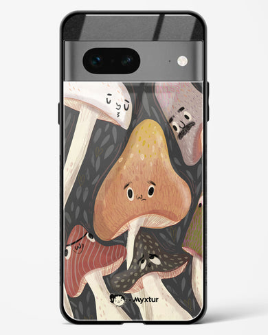 Shroom Smiles [doodleodrama] Glass Case Phone Cover (Google)