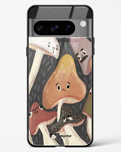 Shroom Smiles [doodleodrama] Glass Case Phone Cover (Google)