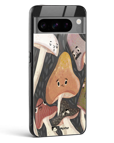 Shroom Smiles [doodleodrama] Glass Case Phone Cover (Google)