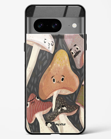 Shroom Smiles [doodleodrama] Glass Case Phone Cover (Google)