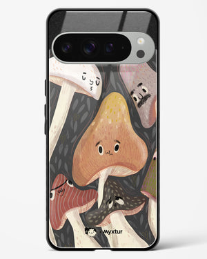 Shroom Smiles [doodleodrama] Glass Case Phone Cover (Google)