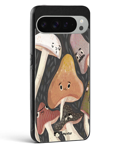 Shroom Smiles [doodleodrama] Glass Case Phone Cover (Google)