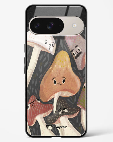 Shroom Smiles [doodleodrama] Glass Case Phone Cover (Google)