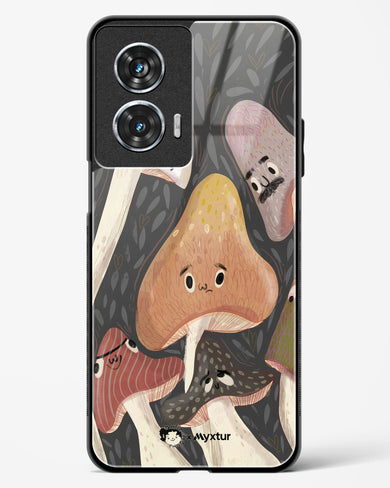 Shroom Smiles [doodleodrama] Glass Case Phone Cover (Motorola)