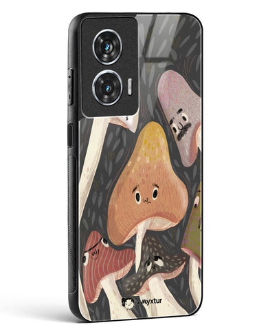 Shroom Smiles [doodleodrama] Glass Case Phone Cover (Motorola)