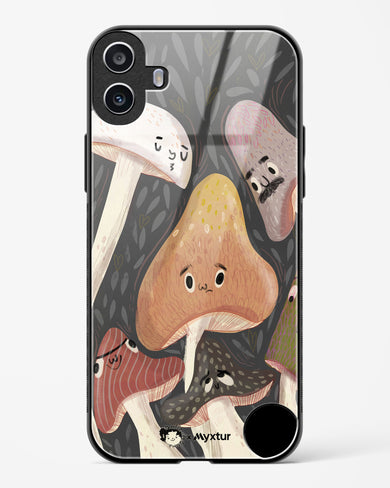 Shroom Smiles [doodleodrama] Glass Case Phone Cover (Nothing)