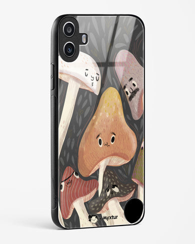 Shroom Smiles [doodleodrama] Glass Case Phone Cover (Nothing)