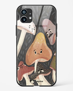 Shroom Smiles [doodleodrama] Glass Case Phone Cover (Nothing)