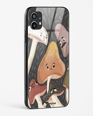 Shroom Smiles [doodleodrama] Glass Case Phone Cover (Nothing)