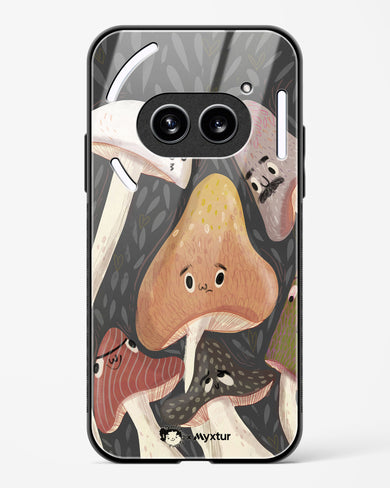 Shroom Smiles [doodleodrama] Glass Case Phone Cover (Nothing)