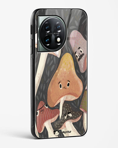 Shroom Smiles [doodleodrama] Glass Case Phone Cover (OnePlus)