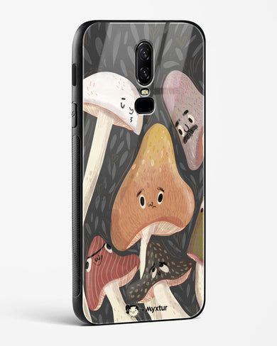 Shroom Smiles [doodleodrama] Glass Case Phone Cover (OnePlus)