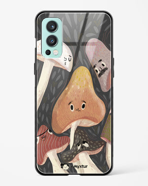Shroom Smiles [doodleodrama] Glass Case Phone Cover (OnePlus)