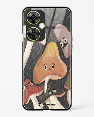 Shroom Smiles [doodleodrama] Glass Case Phone Cover (OnePlus)