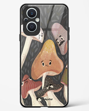 Shroom Smiles [doodleodrama] Glass Case Phone Cover (OnePlus)
