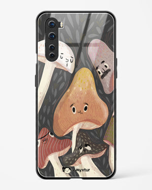 Shroom Smiles [doodleodrama] Glass Case Phone Cover (OnePlus)