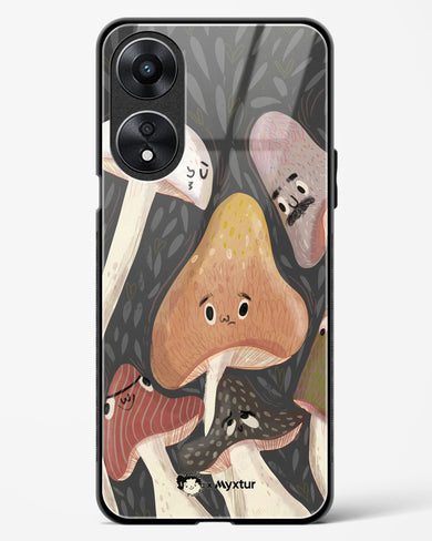 Shroom Smiles [doodleodrama] Glass Case Phone Cover (Oppo)