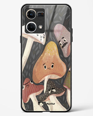 Shroom Smiles [doodleodrama] Glass Case Phone Cover (Oppo)