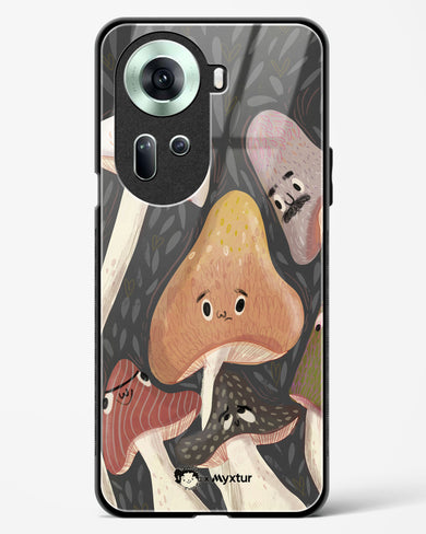 Shroom Smiles [doodleodrama] Glass Case Phone Cover (Oppo)