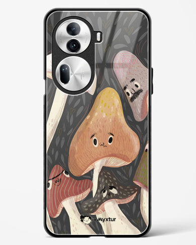 Shroom Smiles [doodleodrama] Glass Case Phone Cover (Oppo)