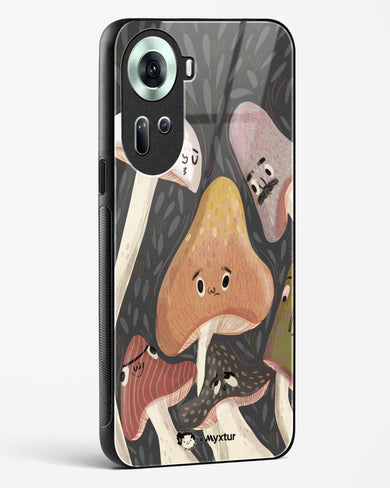 Shroom Smiles [doodleodrama] Glass Case Phone Cover (Oppo)