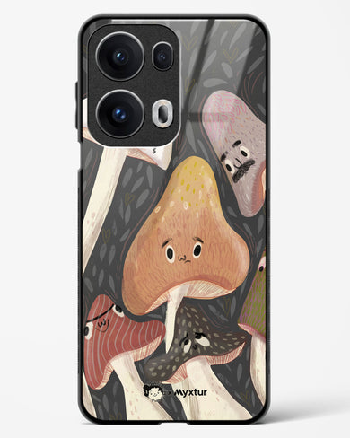 Shroom Smiles [doodleodrama] Glass Case Phone Cover (Oppo)
