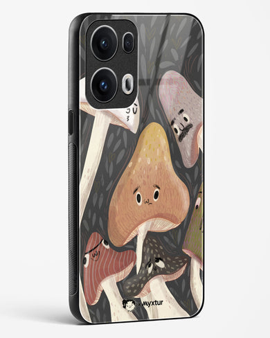 Shroom Smiles [doodleodrama] Glass Case Phone Cover (Oppo)