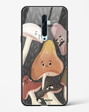 Shroom Smiles [doodleodrama] Glass Case Phone Cover (Oppo)