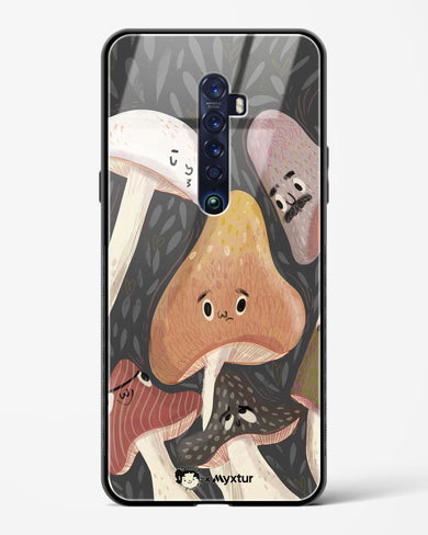 Shroom Smiles [doodleodrama] Glass Case Phone Cover (Oppo)