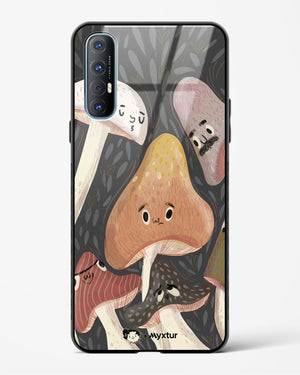 Shroom Smiles [doodleodrama] Glass Case Phone Cover (Oppo)