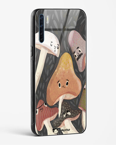 Shroom Smiles [doodleodrama] Glass Case Phone Cover (Oppo)