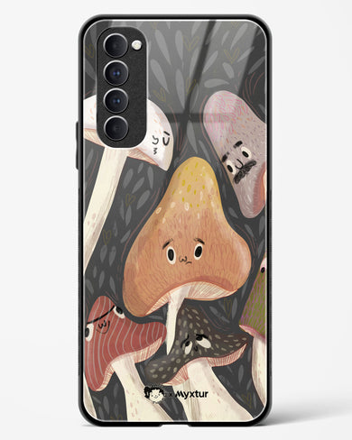 Shroom Smiles [doodleodrama] Glass Case Phone Cover (Oppo)