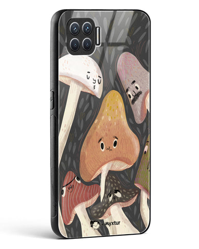 Shroom Smiles [doodleodrama] Glass Case Phone Cover (Oppo)