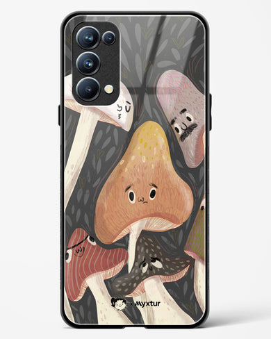 Shroom Smiles [doodleodrama] Glass Case Phone Cover (Oppo)