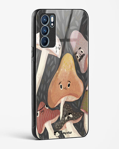 Shroom Smiles [doodleodrama] Glass Case Phone Cover (Oppo)