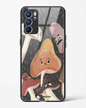 Shroom Smiles [doodleodrama] Glass Case Phone Cover (Oppo)