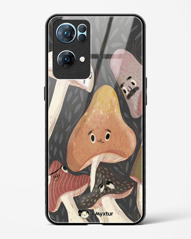 Shroom Smiles [doodleodrama] Glass Case Phone Cover (Oppo)