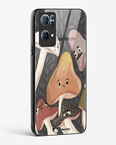 Shroom Smiles [doodleodrama] Glass Case Phone Cover (Oppo)
