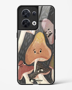 Shroom Smiles [doodleodrama] Glass Case Phone Cover (Oppo)