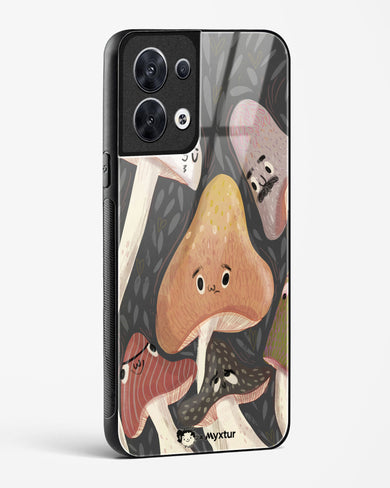 Shroom Smiles [doodleodrama] Glass Case Phone Cover (Oppo)