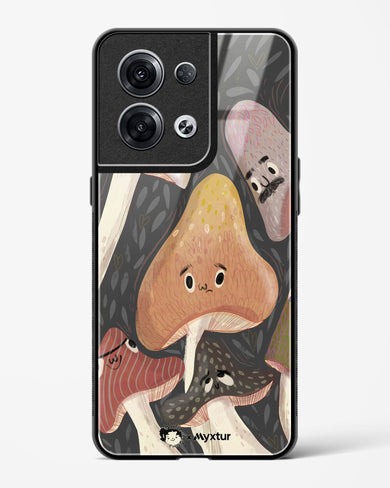 Shroom Smiles [doodleodrama] Glass Case Phone Cover (Oppo)