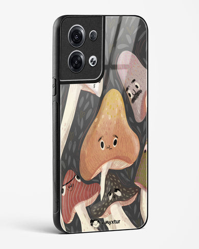 Shroom Smiles [doodleodrama] Glass Case Phone Cover (Oppo)