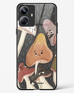 Shroom Smiles [doodleodrama] Glass Case Phone Cover (Realme)